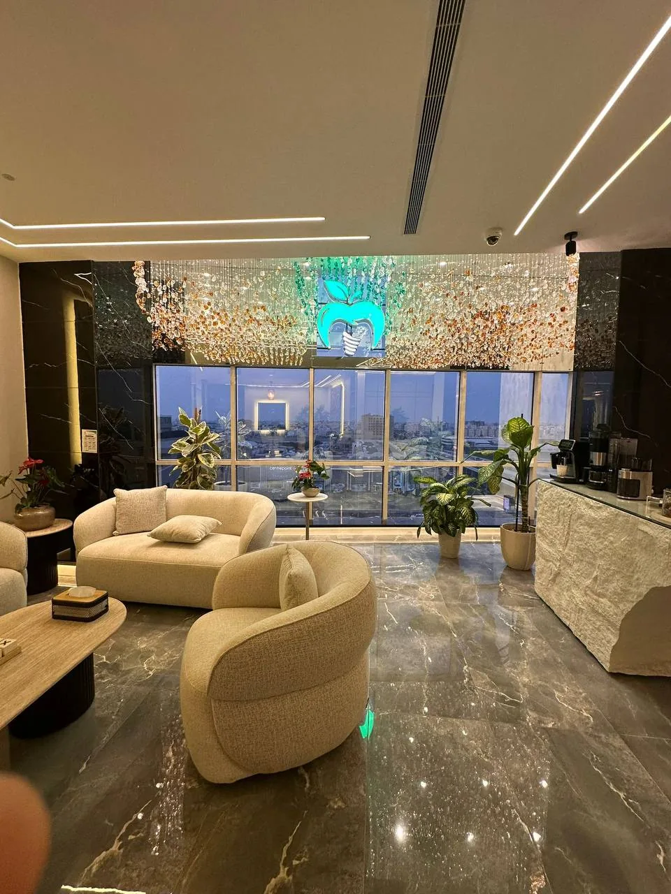 Green Dent reception lounge